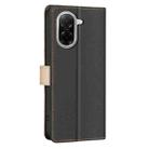 For Xiaomi Poco C71 Color Matching RFID Anti-theft Leather Phone Case(Black) - 3