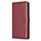 For Xiaomi 15 Litchi Texture RFID Anti-theft Leather Phone Case(Red) - 2