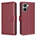 For Xiaomi Poco X7 Pro Litchi Texture RFID Anti-theft Leather Phone Case(Red) - 1