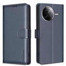 For Xiaomi Poco F7 Pro / F7 Ultra Litchi Texture RFID Anti-theft Leather Phone Case(Blue) - 1