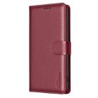 For Xiaomi Poco F7 5G Global Litchi Texture RFID Anti-theft Leather Phone Case(Red) - 2