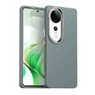 For vivo V40 Pro 5G Carbon Fiber Series IMD Phone Case(Grey) - 1