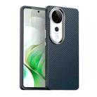 For vivo V40 5G Carbon Fiber Series IMD Phone Case(Blue) - 1