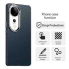 For vivo V40 5G Carbon Fiber Series IMD Phone Case(Blue) - 2