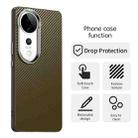 For vivo S19 Carbon Fiber Series IMD Phone Case(Brown) - 2