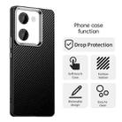 For vivo Y200 Pro Carbon Fiber Series IMD Phone Case(Black) - 2