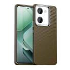 For vivo Y200 Pro Carbon Fiber Series IMD Phone Case(Brown) - 1