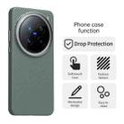 For vivo X200 Carbon Fiber Series IMD Phone Case(Grey) - 2