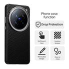 For vivo X200 Pro Carbon Fiber Series IMD Phone Case(Black) - 2