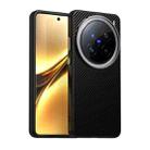 For vivo X200 Pro mini Carbon Fiber Series IMD Phone Case(Black) - 1
