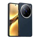 For vivo X200 Pro mini Carbon Fiber Series IMD Phone Case(Blue) - 1