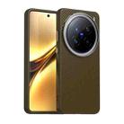 For vivo X200 Pro mini Carbon Fiber Series IMD Phone Case(Brown) - 1