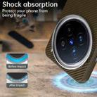 For vivo X200 Pro mini Carbon Fiber Series IMD Phone Case(Brown) - 3