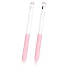 For Redmi Smart Pen Transparent Jelly Series Stylus Pen Silicone Protective Cover(Cherry Pink) - 1