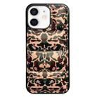 For iPhone 11 Camouflage Eiderdown Airbag Phone Case(Army Green-B) - 1