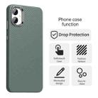 For Samsung Galaxy F05 Carbon Fiber Series IMD Phone Case(Grey) - 2