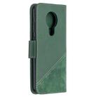 For Nokia 5.3 Matching Color Crocodile Texture Horizontal Flip PU Leather Case with Wallet & Holder & Card Slots(Green) - 3