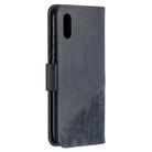 For Xiaomi Redmi 9A Matching Color Crocodile Texture Horizontal Flip PU Leather Case with Wallet & Holder & Card Slots(Black) - 3