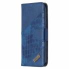 For Xiaomi Redmi 9A Matching Color Crocodile Texture Horizontal Flip PU Leather Case with Wallet & Holder & Card Slots(Blue) - 2