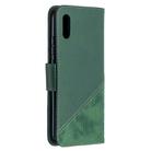 For Xiaomi Redmi 9A Matching Color Crocodile Texture Horizontal Flip PU Leather Case with Wallet & Holder & Card Slots(Green) - 3