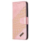 For Xiaomi Redmi 9A Matching Color Crocodile Texture Horizontal Flip PU Leather Case with Wallet & Holder & Card Slots(Rose Gold) - 2