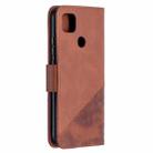 For Xiaomi Redmi 9C Matching Color Crocodile Texture Horizontal Flip PU Leather Case with Wallet & Holder & Card Slots(Brown) - 3
