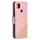 For Xiaomi Redmi 9C Matching Color Crocodile Texture Horizontal Flip PU Leather Case with Wallet & Holder & Card Slots(Rose Gold) - 3