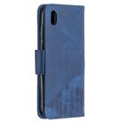 For Huawei Y5(2019) Matching Color Crocodile Texture Horizontal Flip PU Leather Case with Wallet & Holder & Card Slots(Blue) - 3