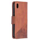 For Huawei Y5(2019) Matching Color Crocodile Texture Horizontal Flip PU Leather Case with Wallet & Holder & Card Slots(Brown) - 3