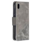 For Huawei Y5(2019) Matching Color Crocodile Texture Horizontal Flip PU Leather Case with Wallet & Holder & Card Slots(Grey) - 3