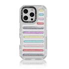 For iPhone 16 Pro Capsule Glitter TPU Hybrid PC Airbag Phone Case(Mixed Color) - 1