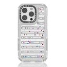 For iPhone 15 Pro Capsule Glitter TPU Hybrid PC Airbag Phone Case(Sequin) - 1