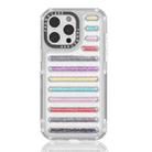 For iPhone 13 Pro Max Capsule Glitter TPU Hybrid PC Airbag Phone Case(Mixed Color) - 1