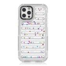 For iPhone 12 Pro Max Capsule Glitter TPU Hybrid PC Airbag Phone Case(Sequin) - 1