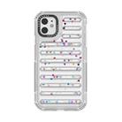 For iPhone 11 Capsule Glitter TPU Hybrid PC Airbag Phone Case(Sequin) - 1