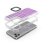 For iPhone 11 Pro Max Capsule Glitter TPU Hybrid PC Airbag Phone Case(Purple) - 3