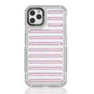 For iPhone 11 Pro Max Capsule Glitter TPU Hybrid PC Airbag Phone Case(Pink) - 1