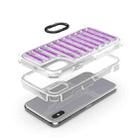 For iPhone XS Max Capsule Glitter TPU Hybrid PC Airbag Phone Case(Purple) - 3