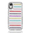 For iPhone XR Capsule Glitter TPU Hybrid PC Airbag Phone Case(Mixed Color) - 1