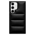 For Samsung Galaxy S24+ 5G Cotton Filling Eiderdown Airbag Phone Case(Black) - 1