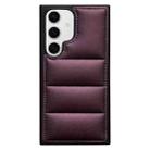 For Samsung Galaxy S24 5G Cotton Filling Eiderdown Airbag Phone Case(Purple) - 1