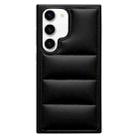 For Samsung Galaxy S23+ 5G Cotton Filling Eiderdown Airbag Phone Case(Black) - 1