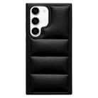 For Samsung Galaxy S23 5G Cotton Filling Eiderdown Airbag Phone Case(Black) - 1