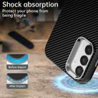 For Samsung Galaxy M55 5G Carbon Fiber Series IMD Phone Case(Black) - 3