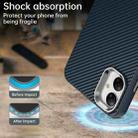 For Samsung Galaxy M05 Carbon Fiber Series IMD Phone Case(Blue) - 3