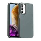 For Samsung Galaxy M14 5G Carbon Fiber Series IMD Phone Case(Grey) - 1