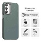 For Samsung Galaxy M14 5G Carbon Fiber Series IMD Phone Case(Grey) - 2