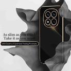 For Redmi Note 14 Pro 5G XINLI Straight Edge 6D Electroplate TPU Phone Case(Black) - 3