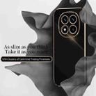 For Redmi Note 14 Pro+ 5G XINLI Straight Edge 6D Electroplate TPU Phone Case(Black) - 3