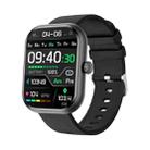 ZW65 2.01 inch Fitness Smart Watch, Blood Oxygen / Blood Pressure / Heart Rate(Black) - 1